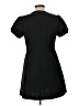 BCBGeneration Solid Black Casual Dress Size L - photo 2