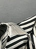 MNG 100% Polyester Chevron-herringbone Silver Long Sleeve Blouse Size L - photo 9