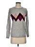 Charter Club 100% Cashmere Chevron-herringbone Gray Cashmere Pullover Sweater Size XS - photo 1