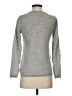 Charter Club 100% Cashmere Chevron-herringbone Gray Cashmere Pullover Sweater Size XS - photo 2