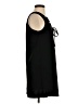 Peach Royal Solid Black Casual Dress Size S - photo 4