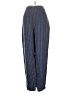 The Odells Stripes Blue Casual Pants Size XS - photo 2