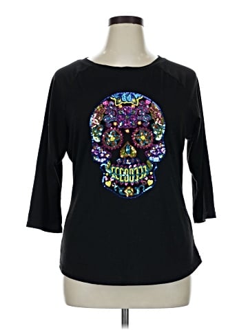 Chocolate 3/4 Sleeve T-Shirt (view 1)