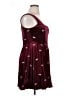 Altar'd State Hearts Burgundy Cocktail Dress Size XL - photo 4