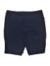 Chico's Solid Blue Shorts Size Lg (2) - photo 2