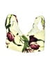 Robin Piccone Floral Ivory Swimsuit Top Size XS - photo 1