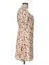 Shein 100% Polyester Hearts Ivory Casual Dress Size L - photo 4