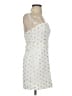 Aqua 100% Polyester Stars White Cocktail Dress Size XS - photo 4