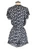 Sugar Lips 100% Rayon Hearts Blue Romper Size S - photo 2