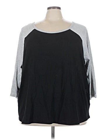 Woman Within 3/4 Sleeve Top (view 1)