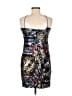 Mignon Graphic Silver Cocktail Dress Size M - photo 2