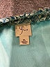 Yvos 100% Polyester Teal Short Sleeve Blouse Size XL - photo 7