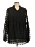 Grace Karin Black Long Sleeve Blouse Size L - photo 1