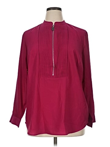 MICHAEL Michael Kors Long Sleeve Blouse (view 1)