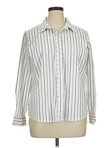 Express Long Sleeve Button-Down Shirt (view 1)