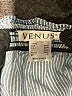 Venus 100% Cotton Blue 3/4 Sleeve Blouse Size L - photo 7