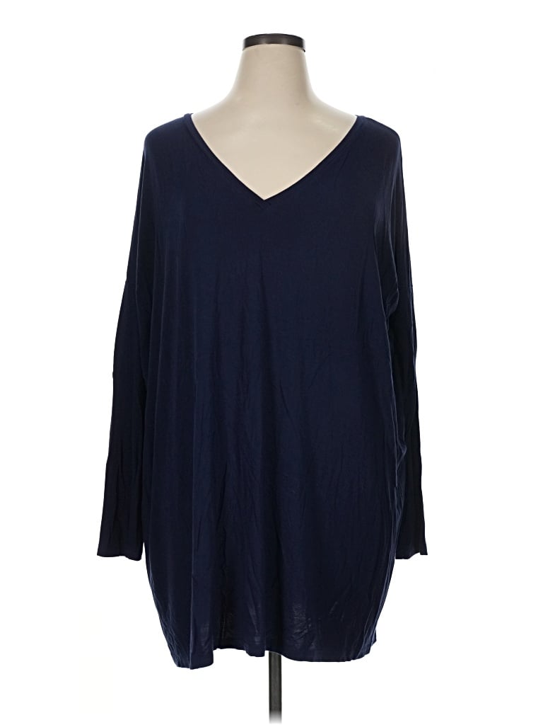 Pre-owned Piko 3/4 Sleeve T-shirt In Blue