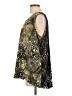 Monroe and Main Animal Print Green Sleeveless Blouse Size 12 - photo 5