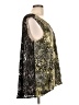 Monroe and Main Animal Print Green Sleeveless Blouse Size 12 - photo 4