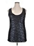 Etcetera Silver Sleeveless Top Size XL - photo 1
