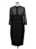 Alex Evenings Black Cocktail Dress Size 14 - photo 2