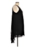 Sandro 100% Polyester Solid Black Casual Dress Size Lg (3) - photo 4