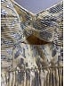 Self-Portrait Gold Metallic Midi Dress Size 12 - photo 9