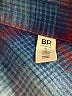 BP. Plaid Blue Long Sleeve Button-Down Shirt Size S - photo 7