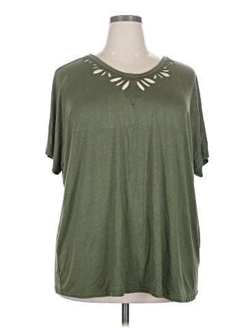 Carmen Carmen Marc Valvo Short Sleeve Top (view 1)