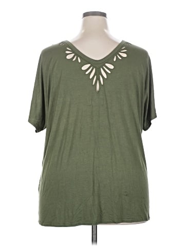 Carmen Carmen Marc Valvo Short Sleeve Top (view 2)