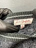 Lili Gaufrette 100% Polyamide Metallic Silver Pullover Sweater Size 5 - photo 3