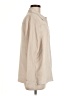 Studio Works 100% Polyester Solid Tan Long Sleeve Blouse Size M - photo 4