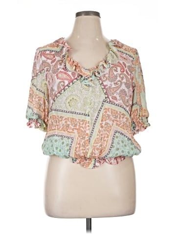 Olivia & Martin Short Sleeve Blouse (view 1)