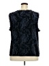Studio 1940 Blue Black Sleeveless Blouse Size XXL - photo 2