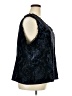 Studio 1940 Blue Black Sleeveless Blouse Size XXL - photo 4