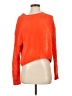 Silence and Noise 100% Polyester Orange Pullover Sweater Size S - photo 1