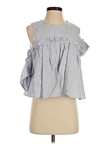 JOA Short Sleeve Blouse (view 1)