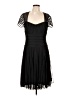 JS Collections 100% Polyester Black Cocktail Dress Size 12 - photo 1