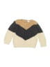 H&M 100% Organic Cotton Chevron-herringbone Tan Pullover Sweater 9-12 MO / 12 MO - photo 1