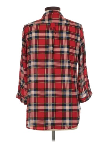 Cals 3/4 Sleeve Button-Down Shirt (view 2)
