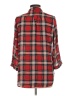 Cals Plaid Red 3/4 Sleeve Button-Down Shirt Size L - photo 2
