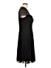 JS Collections 100% Polyester Black Cocktail Dress Size 12 - photo 4