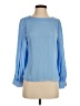 Lilly Pulitzer 100% Polyester Blue Long Sleeve Blouse Size XXS - photo 1