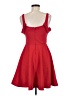 Sequin Hearts Solid Red Cocktail Dress Size 7 - photo 2