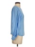 Lilly Pulitzer 100% Polyester Blue Long Sleeve Blouse Size XXS - photo 4