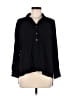 Olivaceous 100% Polyester Black 3/4 Sleeve Blouse Size M - photo 1