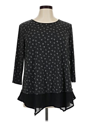 Adrianna Papell 3/4 Sleeve Top (view 1)