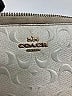 Coach 100% Leather Ivory Leather Wristlet One size - photo 3