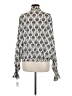 Tinley Silver Long Sleeve Blouse Size M - photo 2