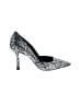 Donald J Pliner Paisley Silver Heels Size 8 1/2 - photo 1